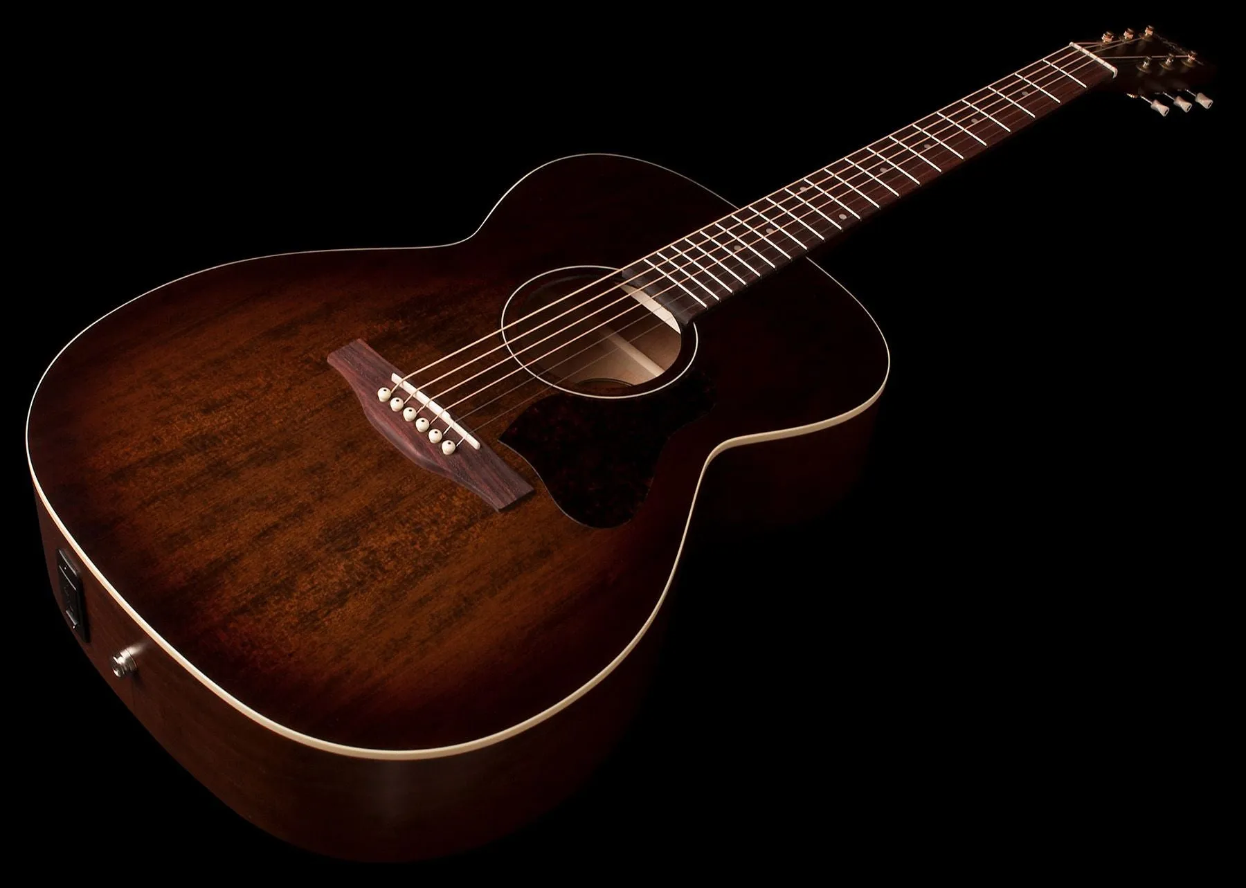 Art & Lutherie 045570 Hall Legacy Bourbon Burst Made In Canada