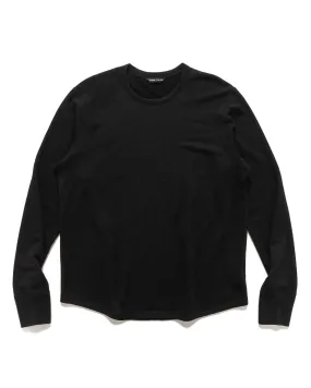 Base Crewneck - Merino Wool Terry Black