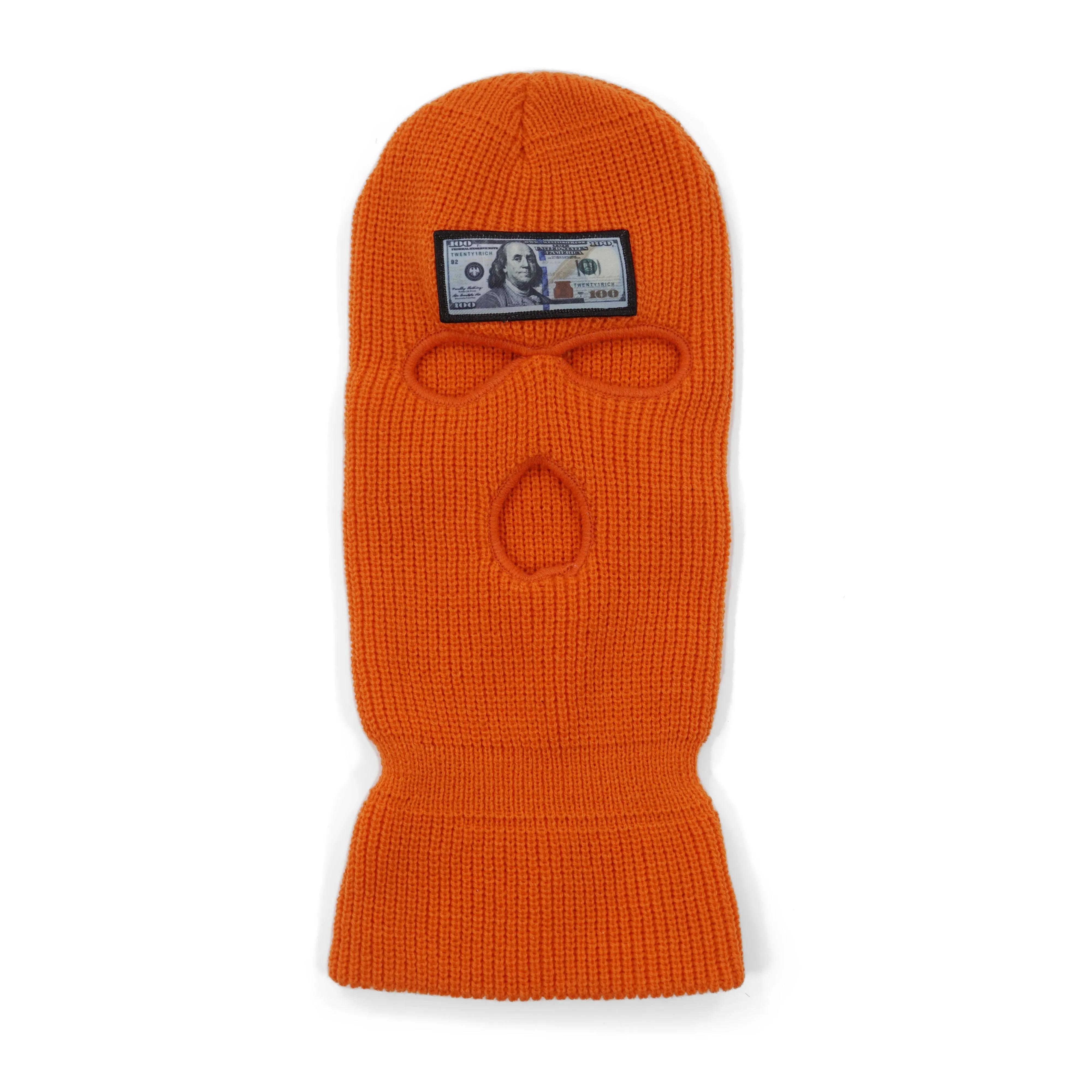 Blue Hundreds SkiMask (3 Hole) - Twenty1Rich