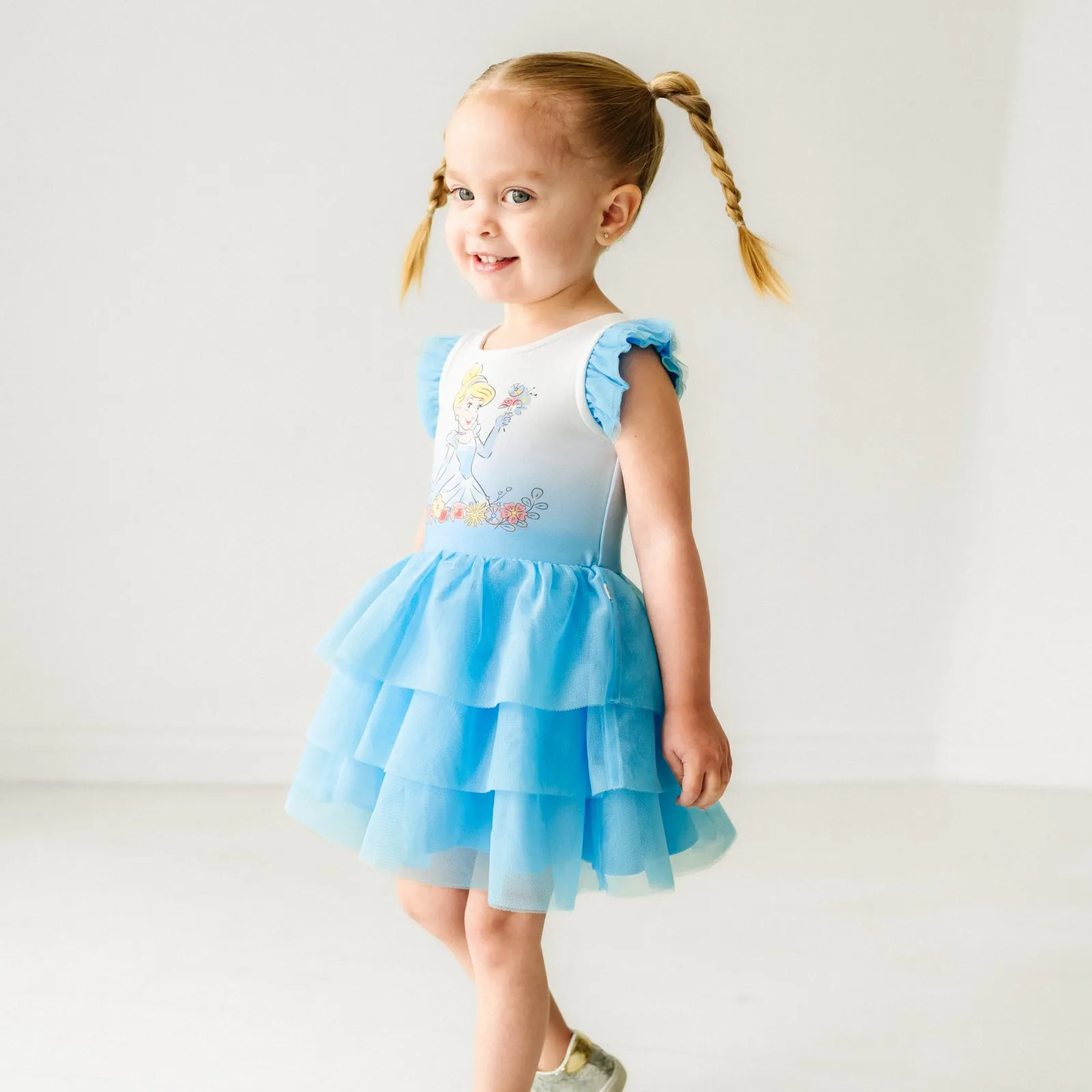 Disney Cinderella Flutter Tiered Tutu Dress with Bloomer