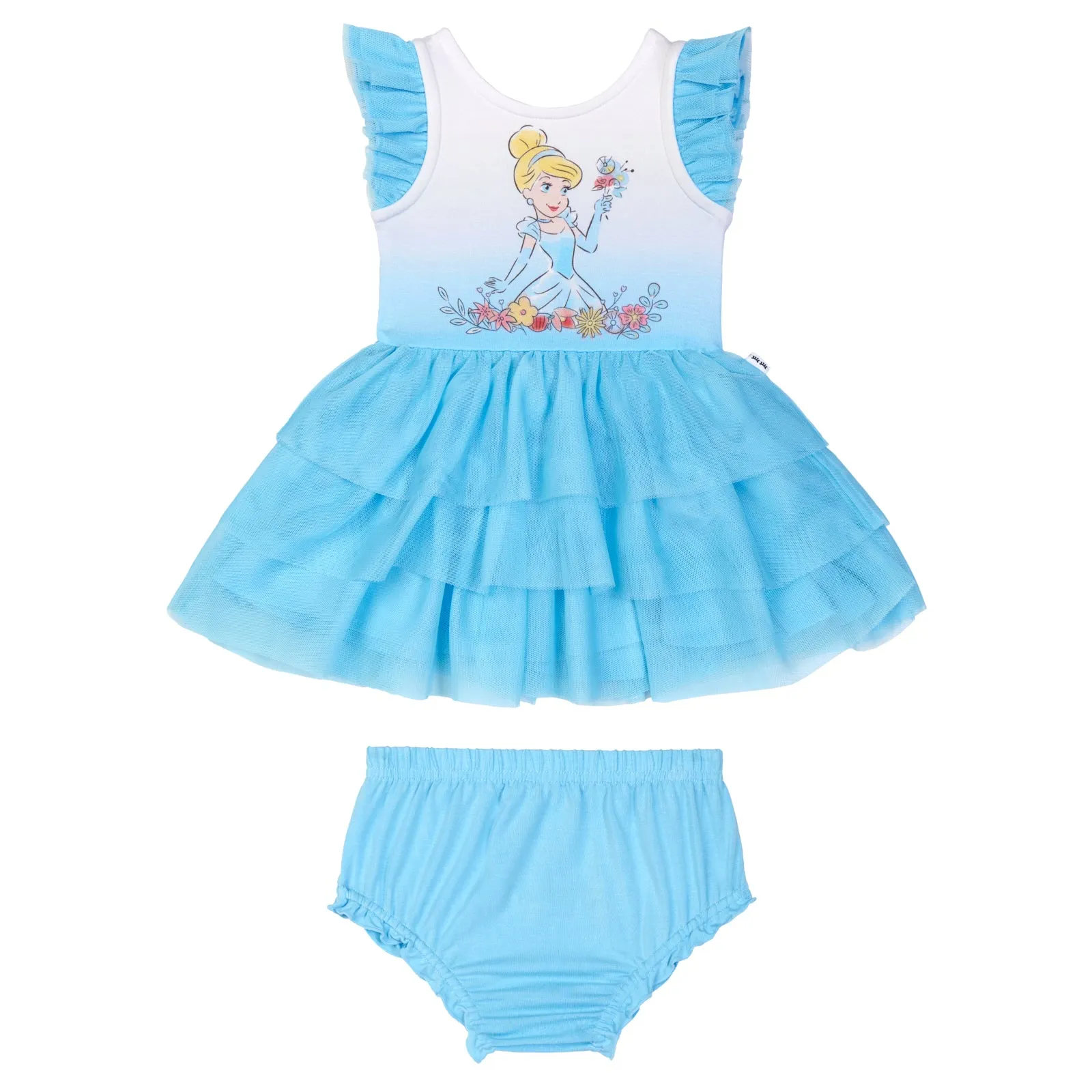 Disney Cinderella Flutter Tiered Tutu Dress with Bloomer