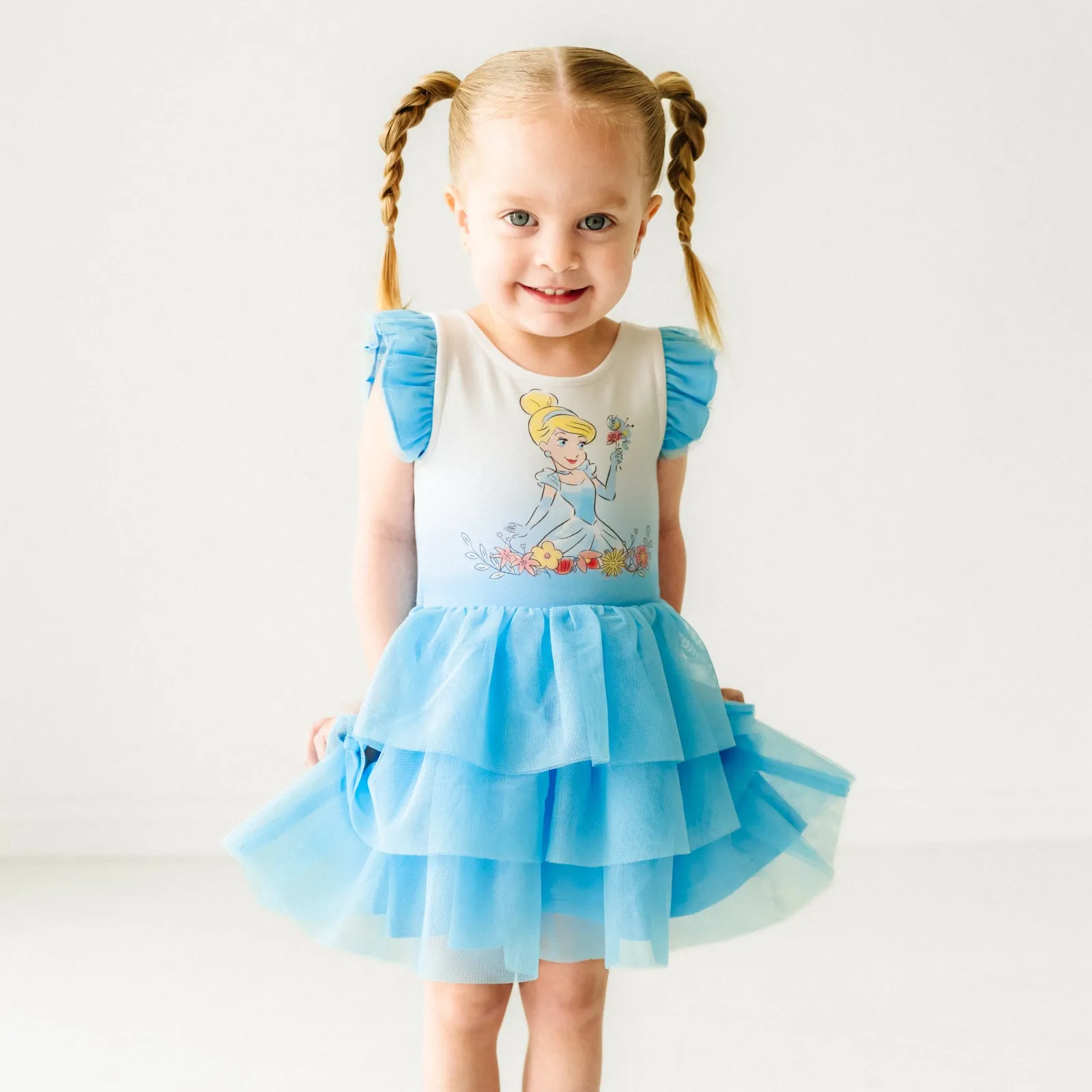 Disney Cinderella Flutter Tiered Tutu Dress with Bloomer