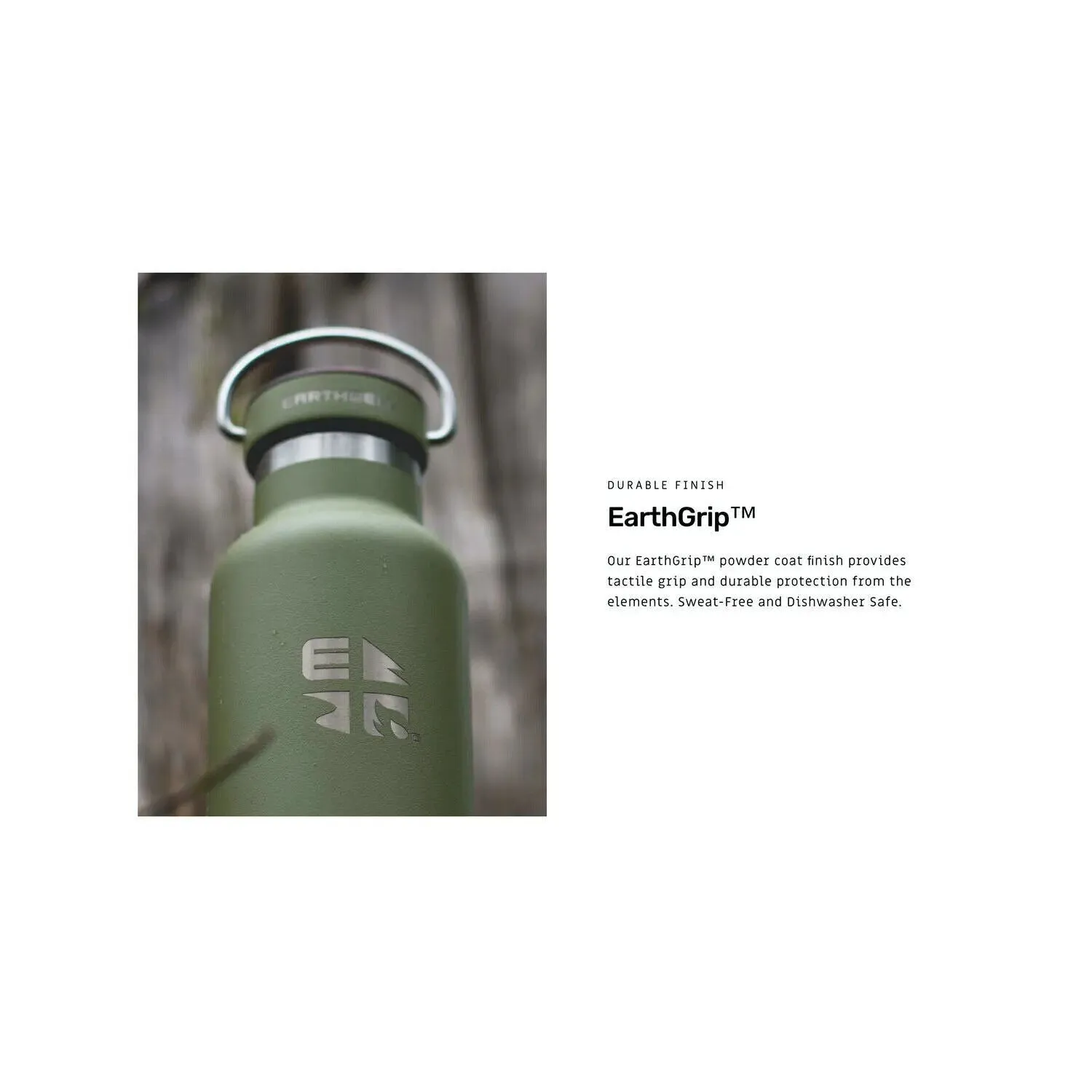 Earthwell Woodie Vacuum Bottle - Maple Cap - 650ml