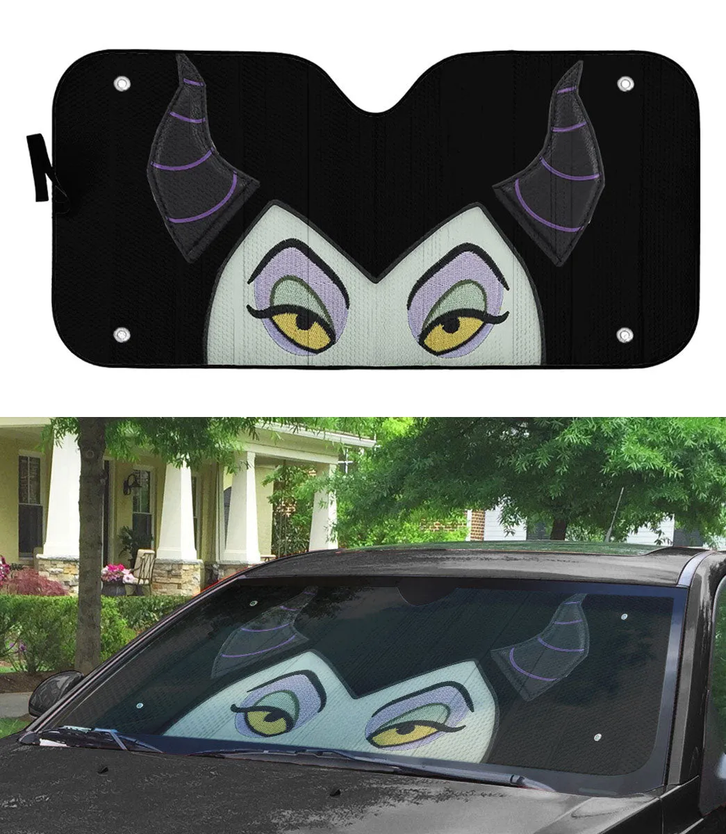 Gearhuman 3D Maleficent Custom Car Auto Sunshade