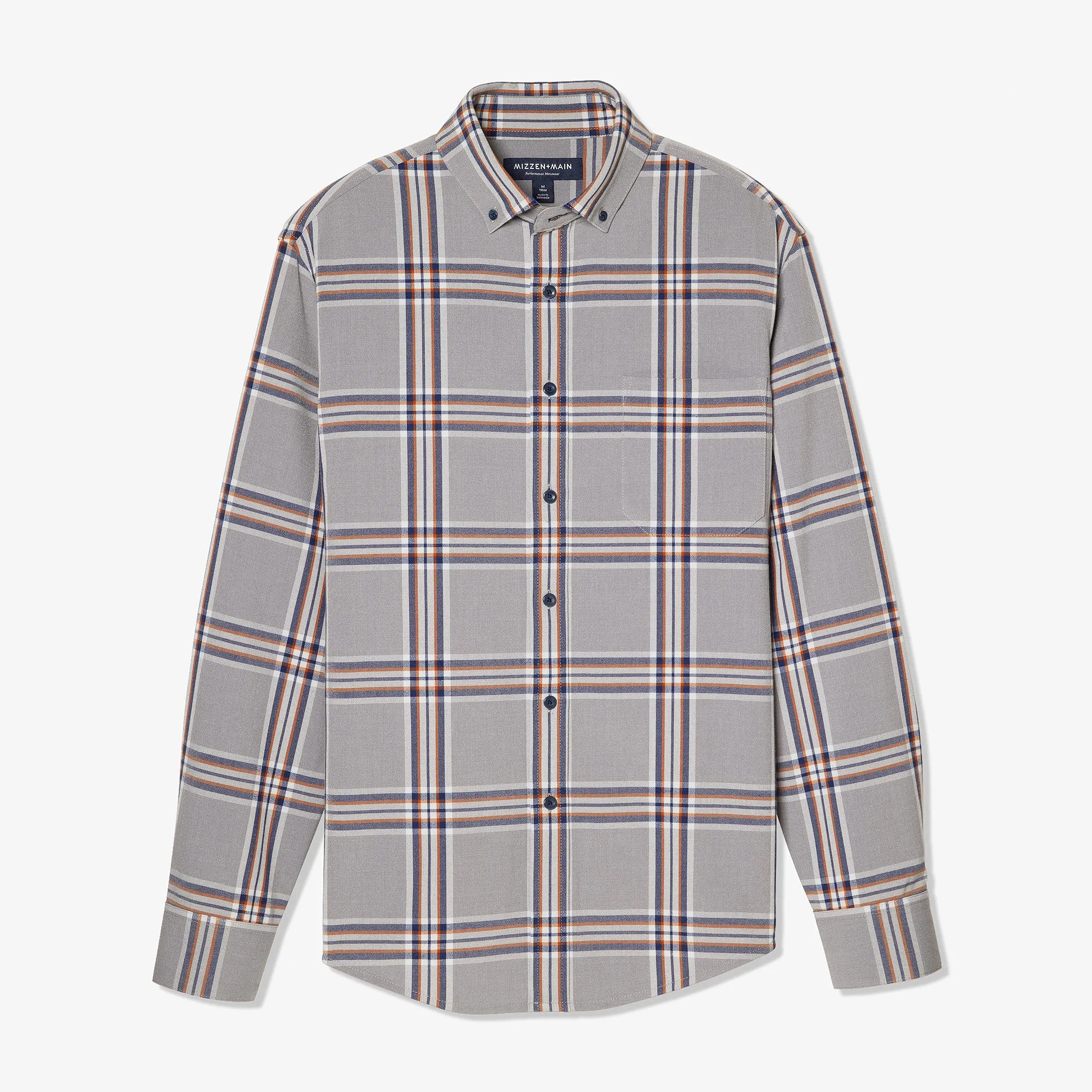 Gray Heather Large Plaid