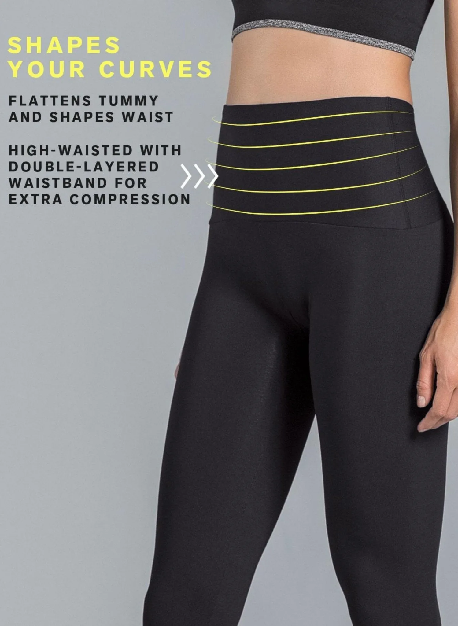 High-Waisted Moderate Compression Capri - ActiveLife