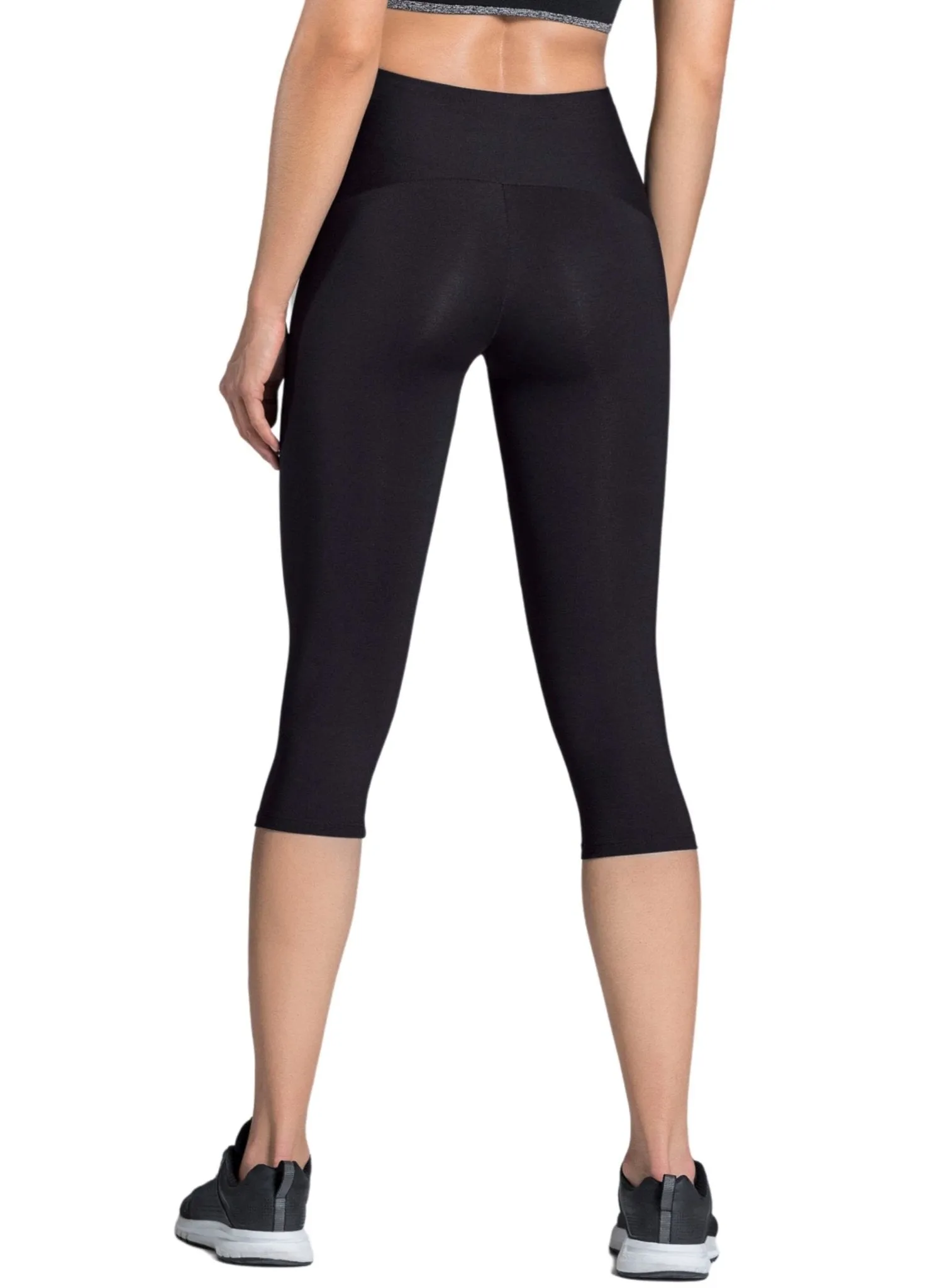 High-Waisted Moderate Compression Capri - ActiveLife