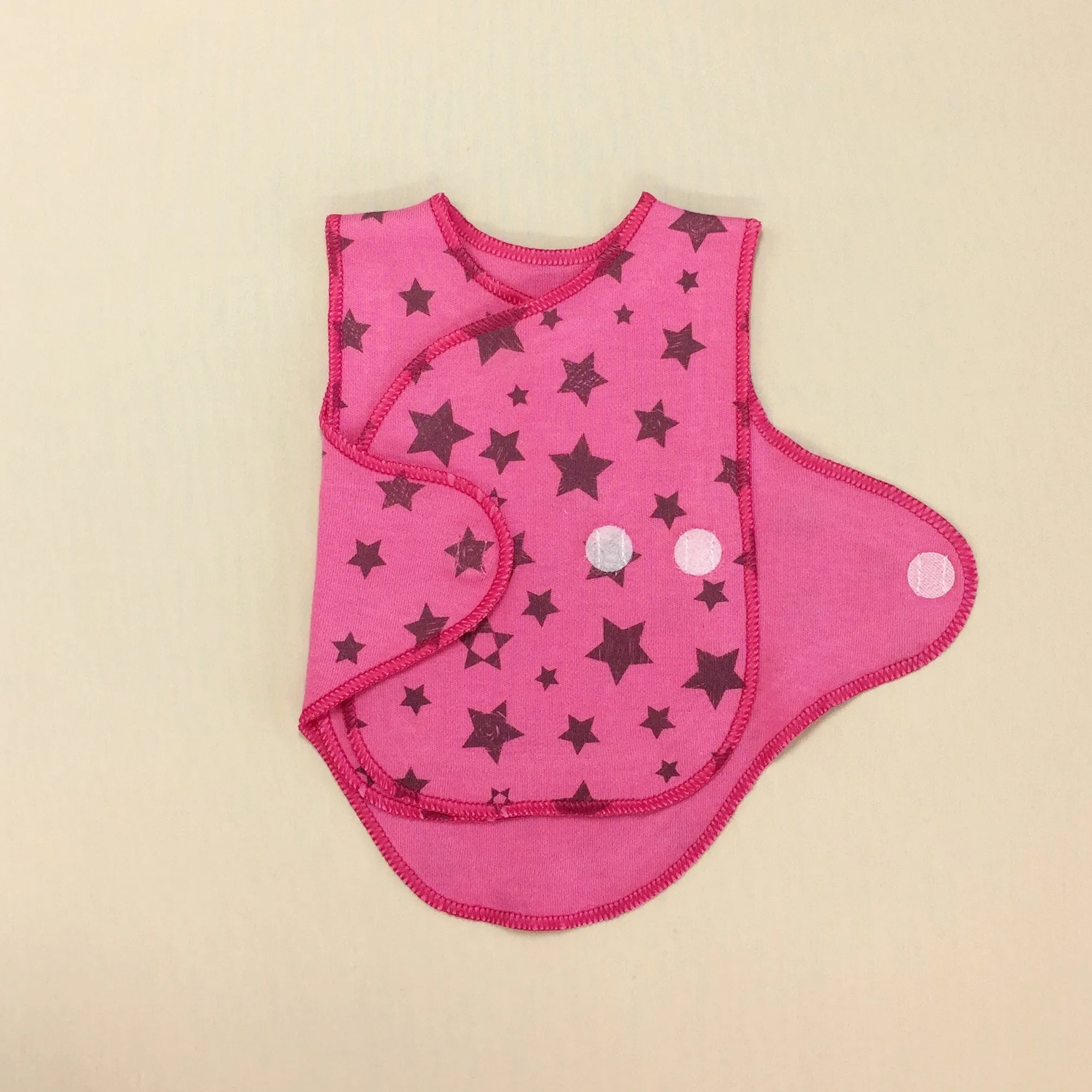 NICU Friendly Wrap Set Fuchsia Stars