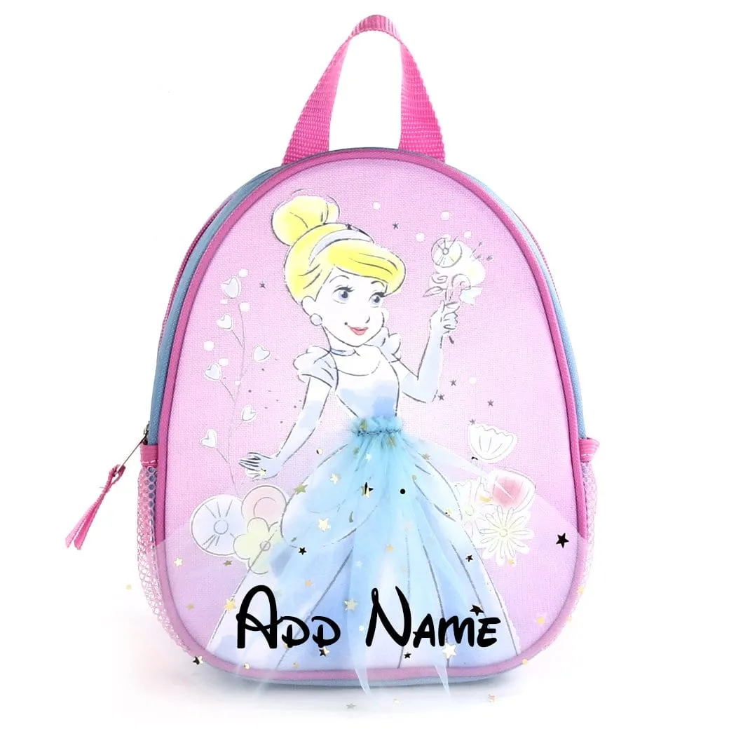 Personalized Cinderella 10 Inch Mini Backpack with Harness