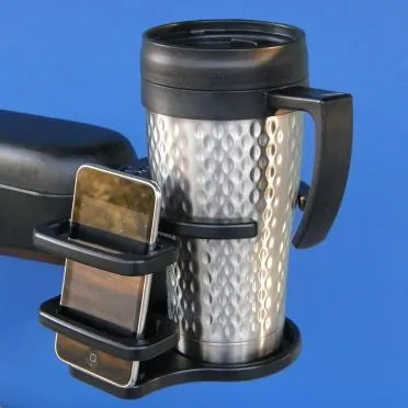 Power Wheelchair Combination Cell Phone / Adjustable Drink Holder | A0015A