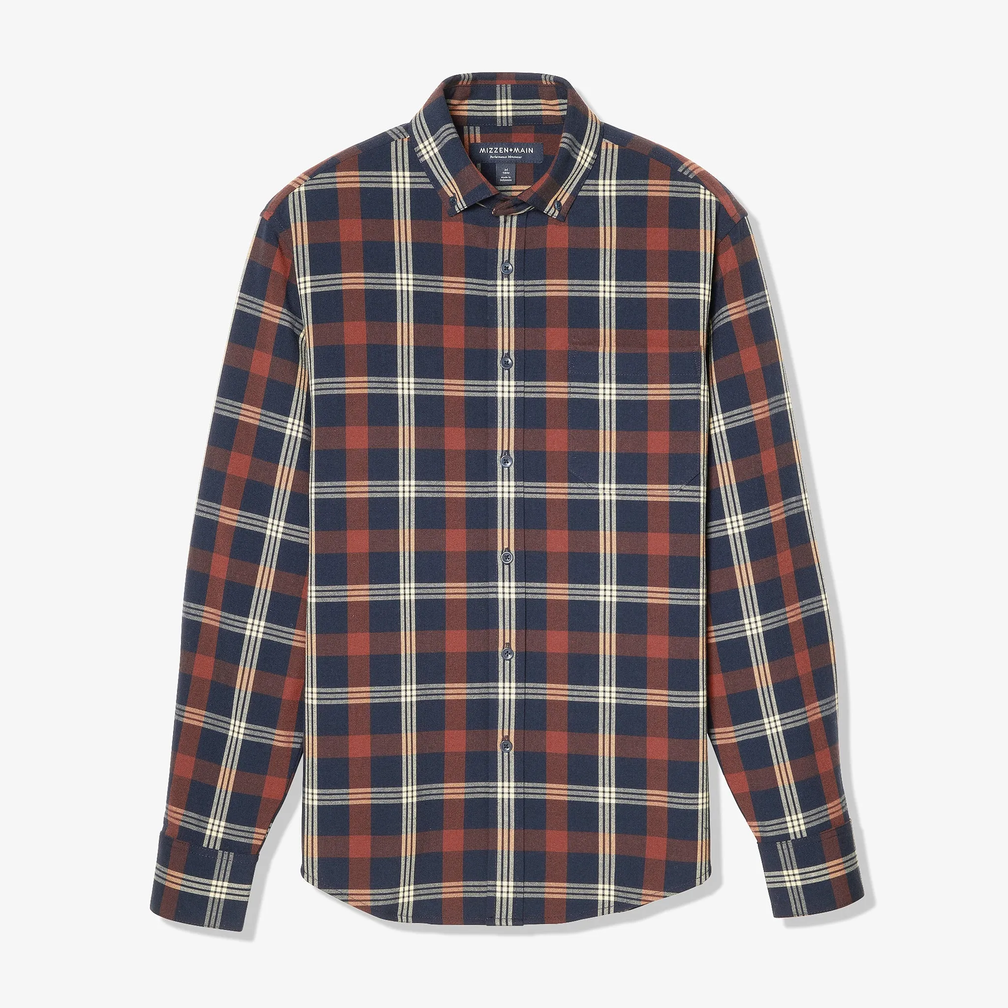 Rust Tan Large Multi Plaid