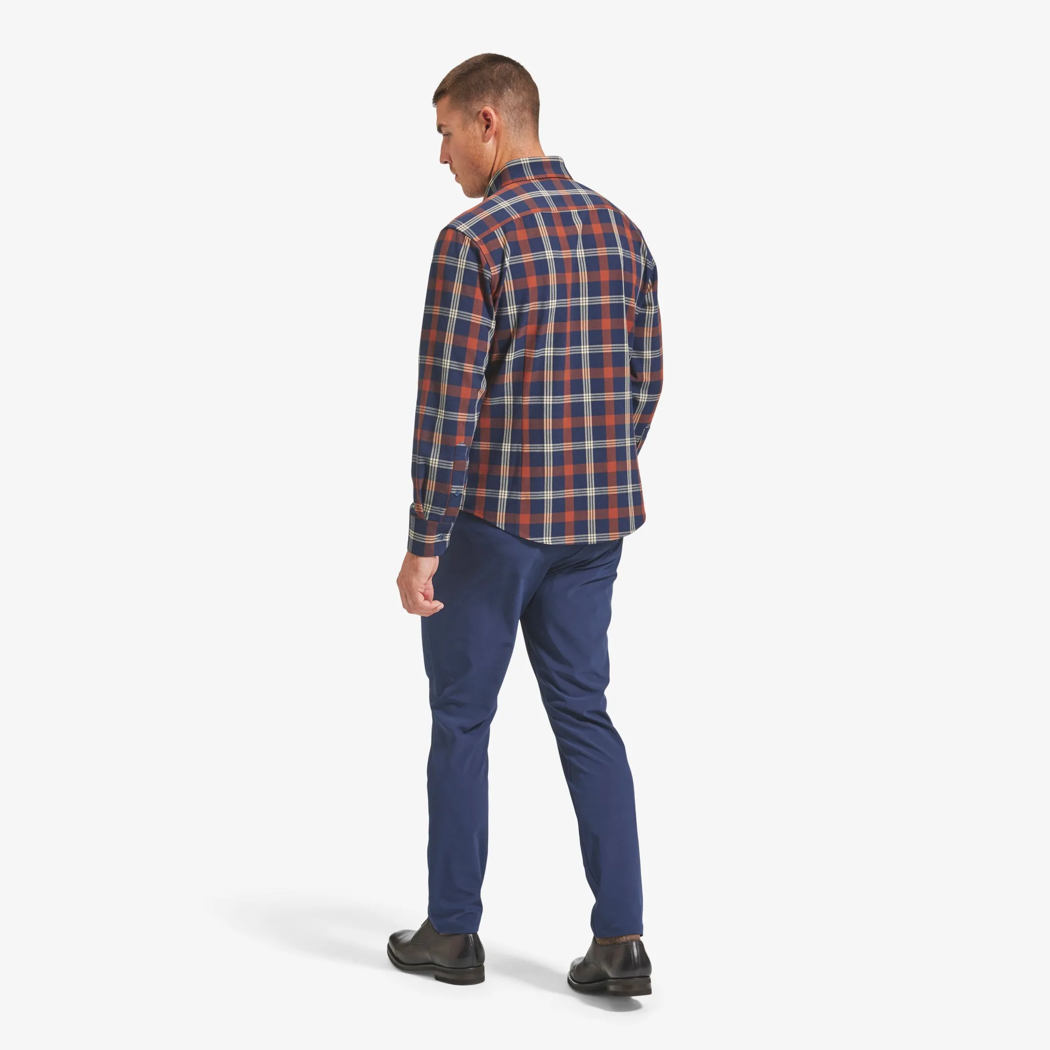 Rust Tan Large Multi Plaid