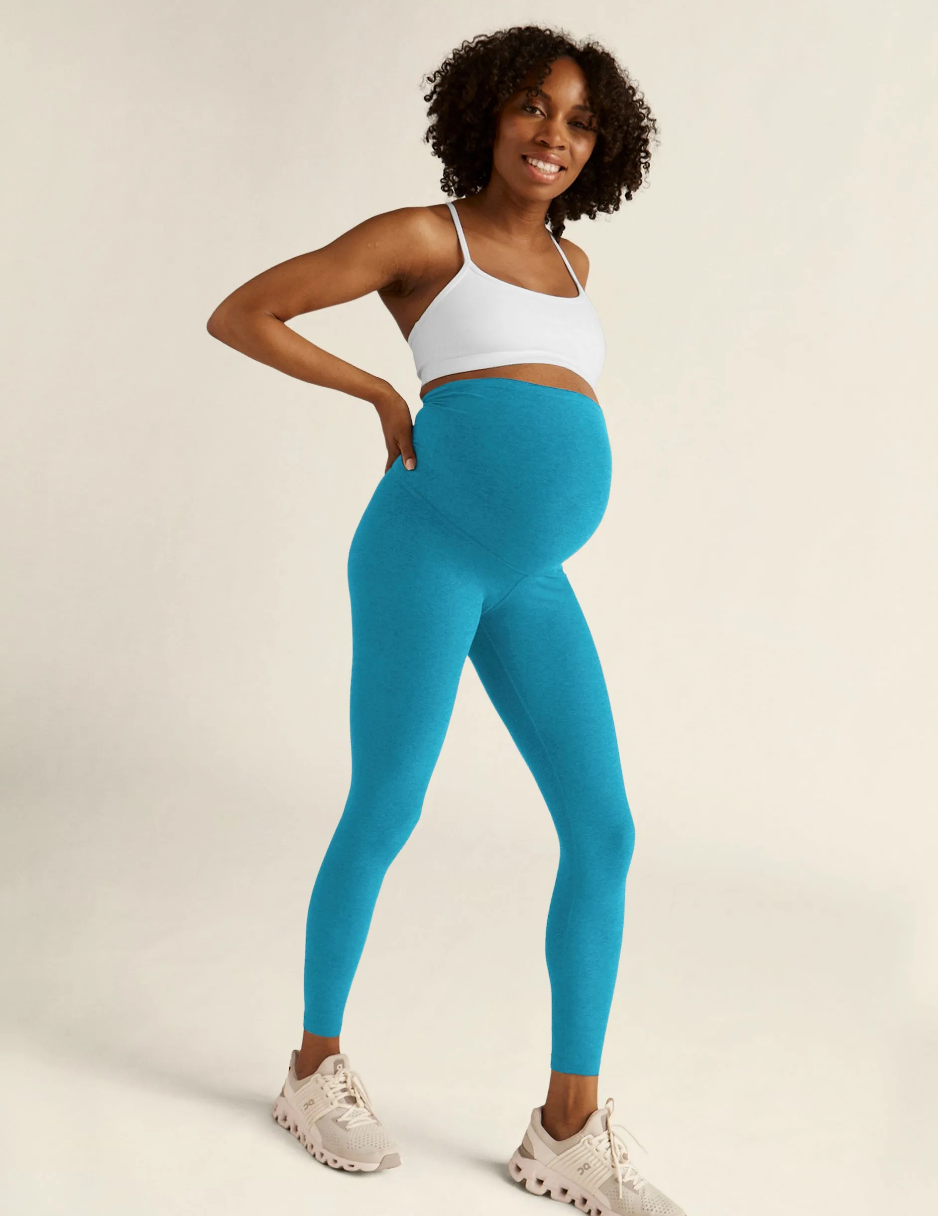 Spacedye Love the Bump Midi Maternity Legging