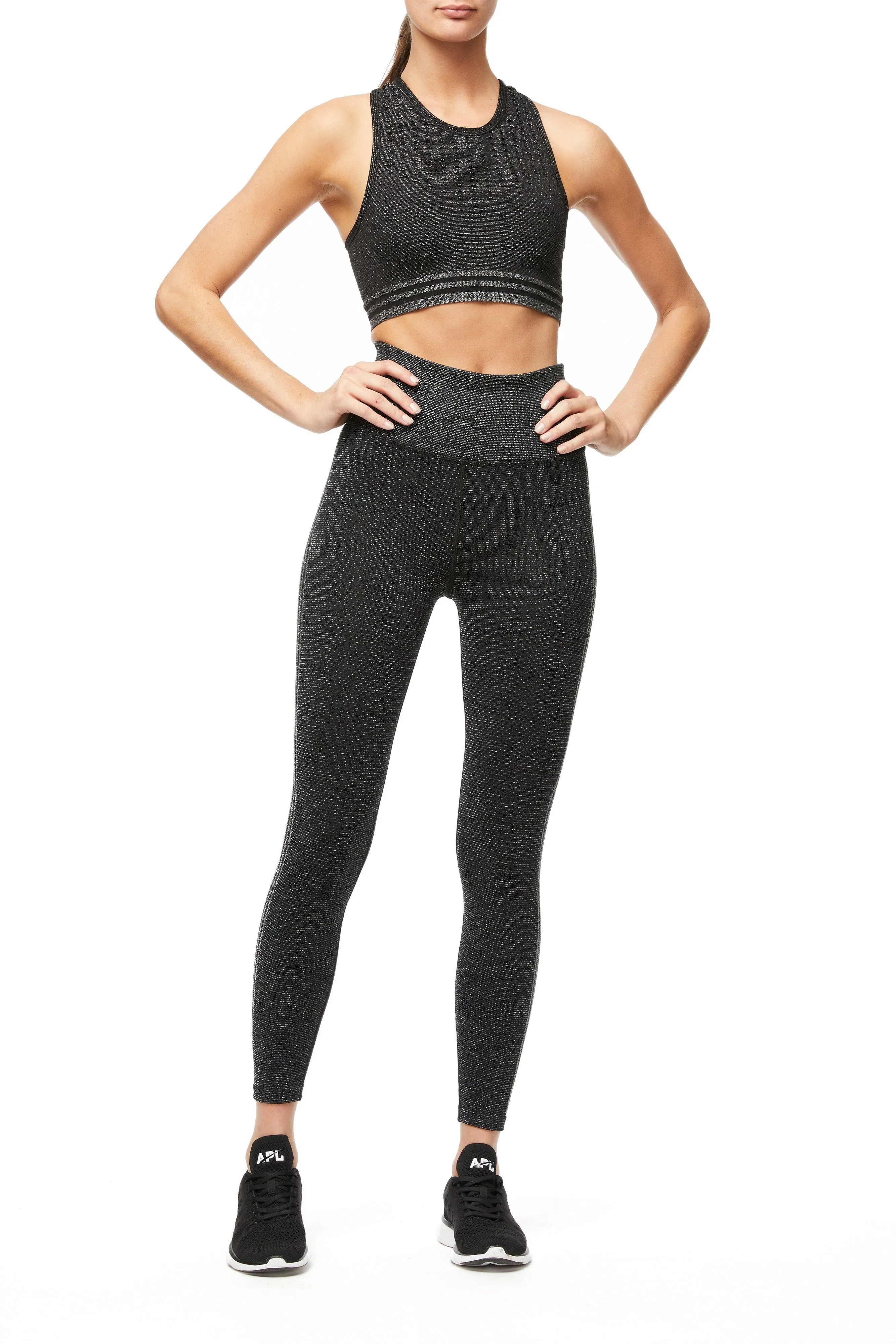 THE GAME POINT SEAMLESS 7/8 LEGGING | BLACK001