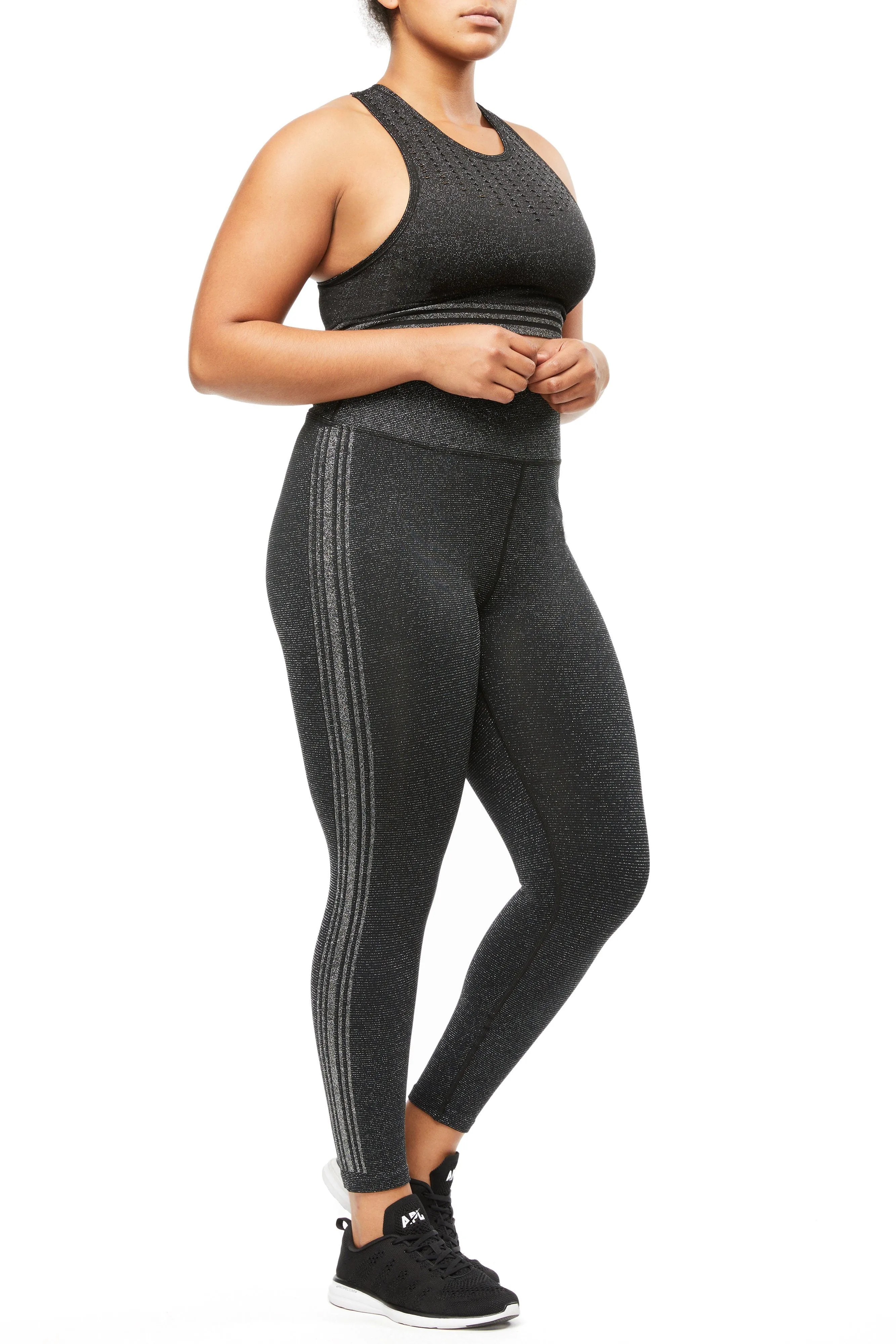 THE GAME POINT SEAMLESS 7/8 LEGGING | BLACK001